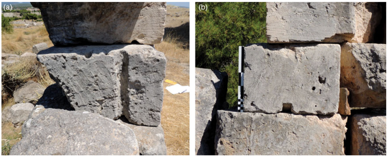 Block from Isthmia temple.